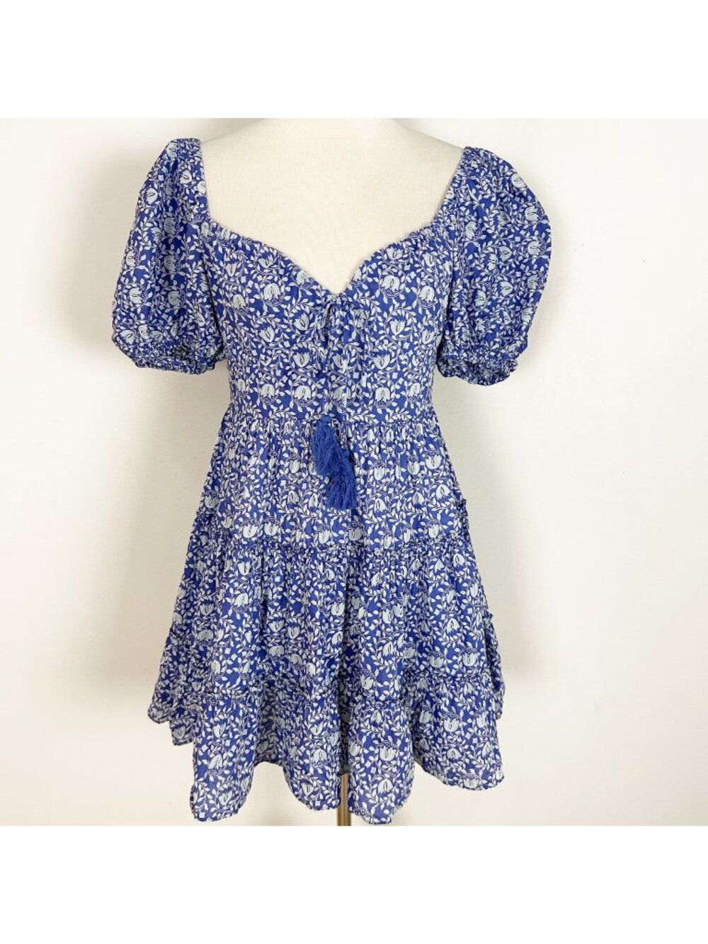 Zara Babydoll Mini Dress Floral Cottagecore Feminine Size Small‎ Women's